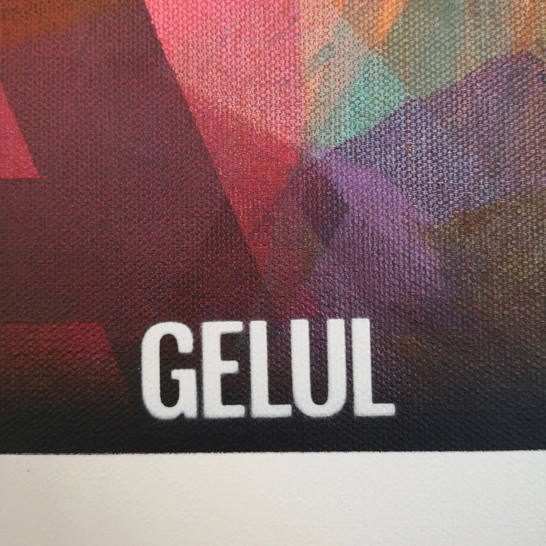 Cœur de cible - 80x80cm - 2022 - Tableau abstrait géométrique coloré moderne