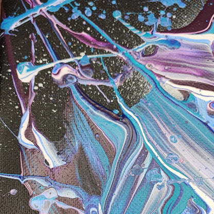 Little Galax - 20x20cm - 2023 - Tableau abstrait moderne coloré