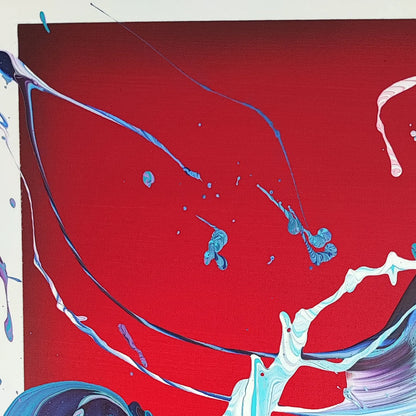 Ice Storm - 97x130cm - Tableaux Abstrait moderne coloré