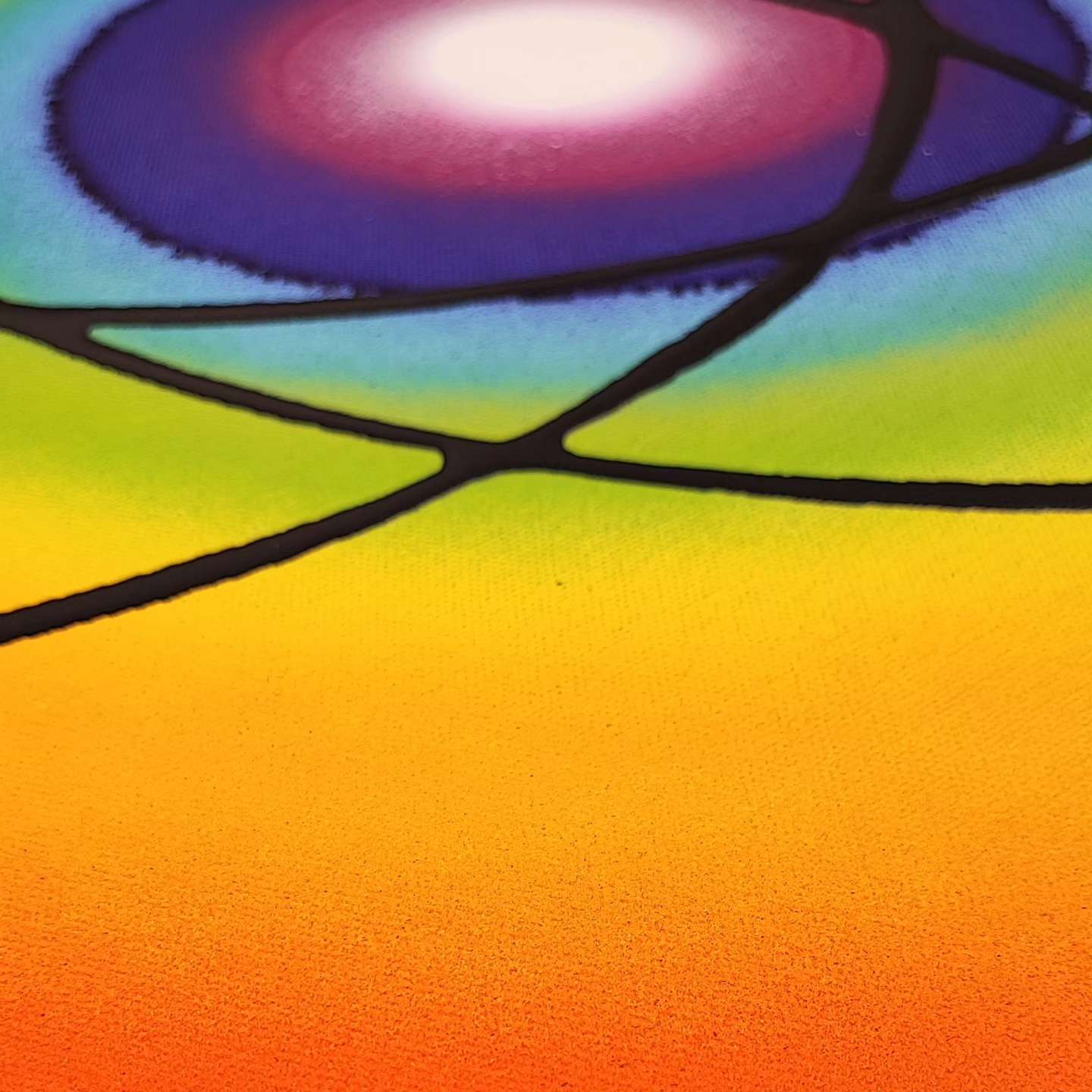 Pendora - 60x60cm - Tableau abstrait moderne coloré