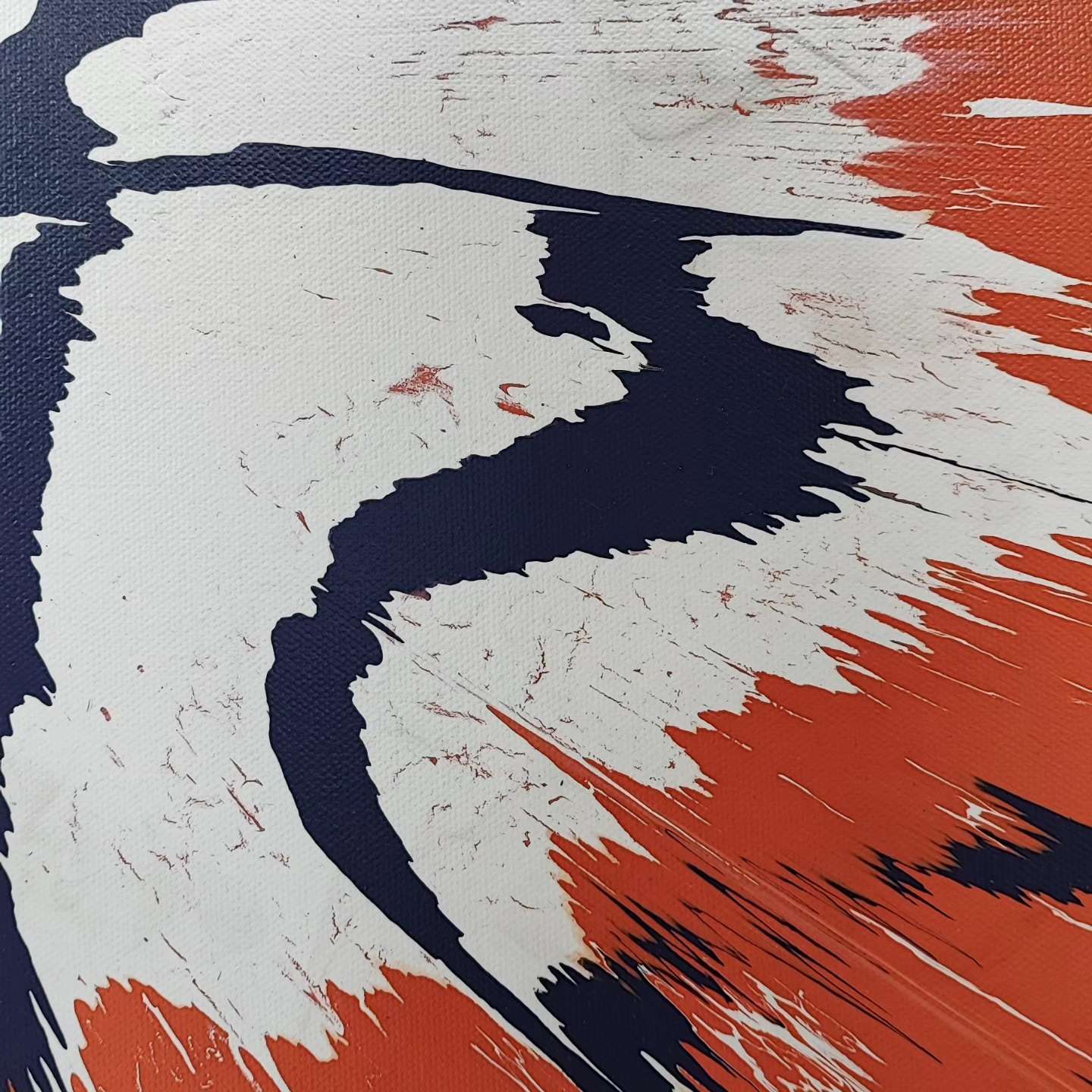 Emergence - 60x60cm - Tableau abstrait moderne coloré