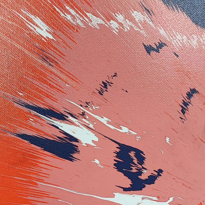 Emergence - 60x60cm - Tableau abstrait moderne coloré