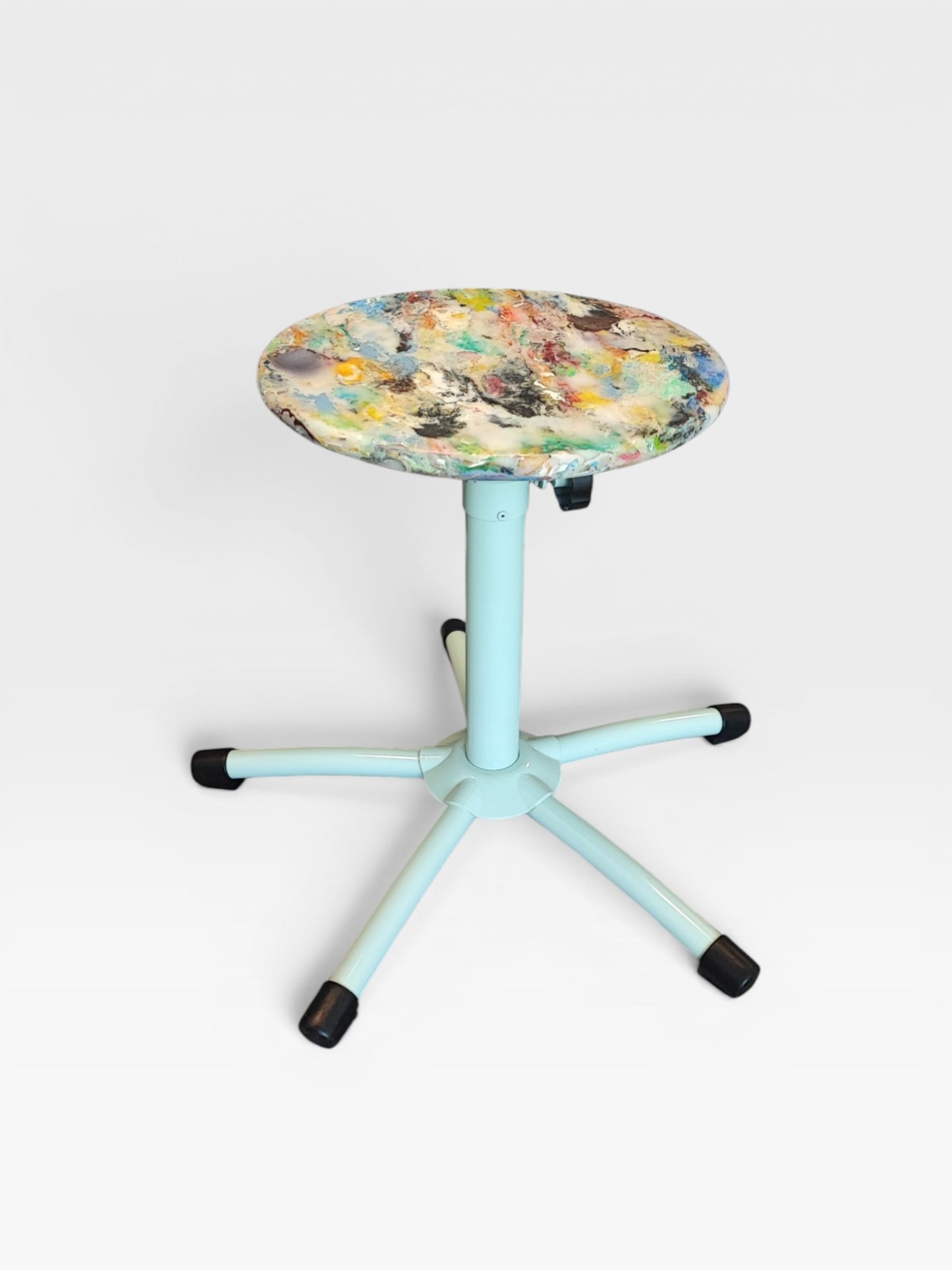 Tabouret d'école upcyclé Nº5