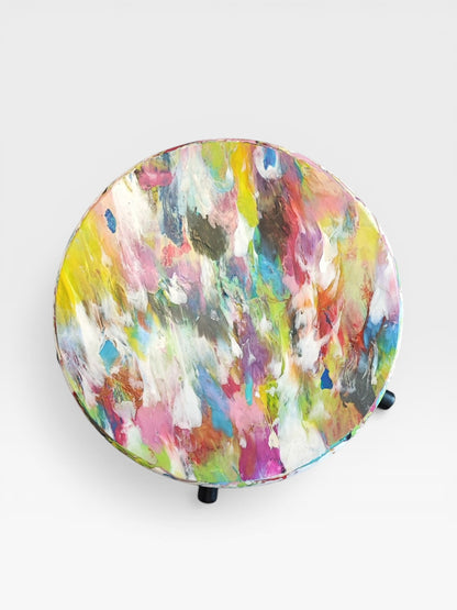 Tabouret d'école upcyclé Nº6