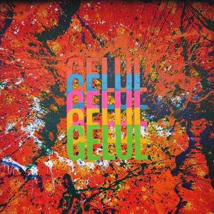 Nous Je - 80x80cm - 2023 - Tableau abstrait moderne coloré