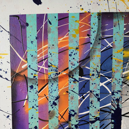 Bubble - 60x80cm - 2021 - Tableau abstrait moderne coloré