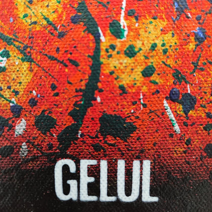 Nous Je - 80x80cm - 2023 - Tableau abstrait moderne coloré