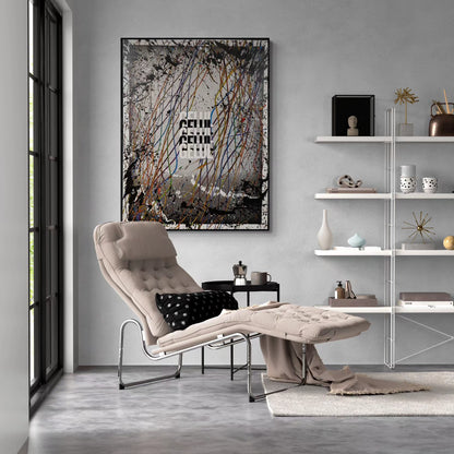 Nous je 2 - 89x116cm - Tableau abstrait moderne coloré