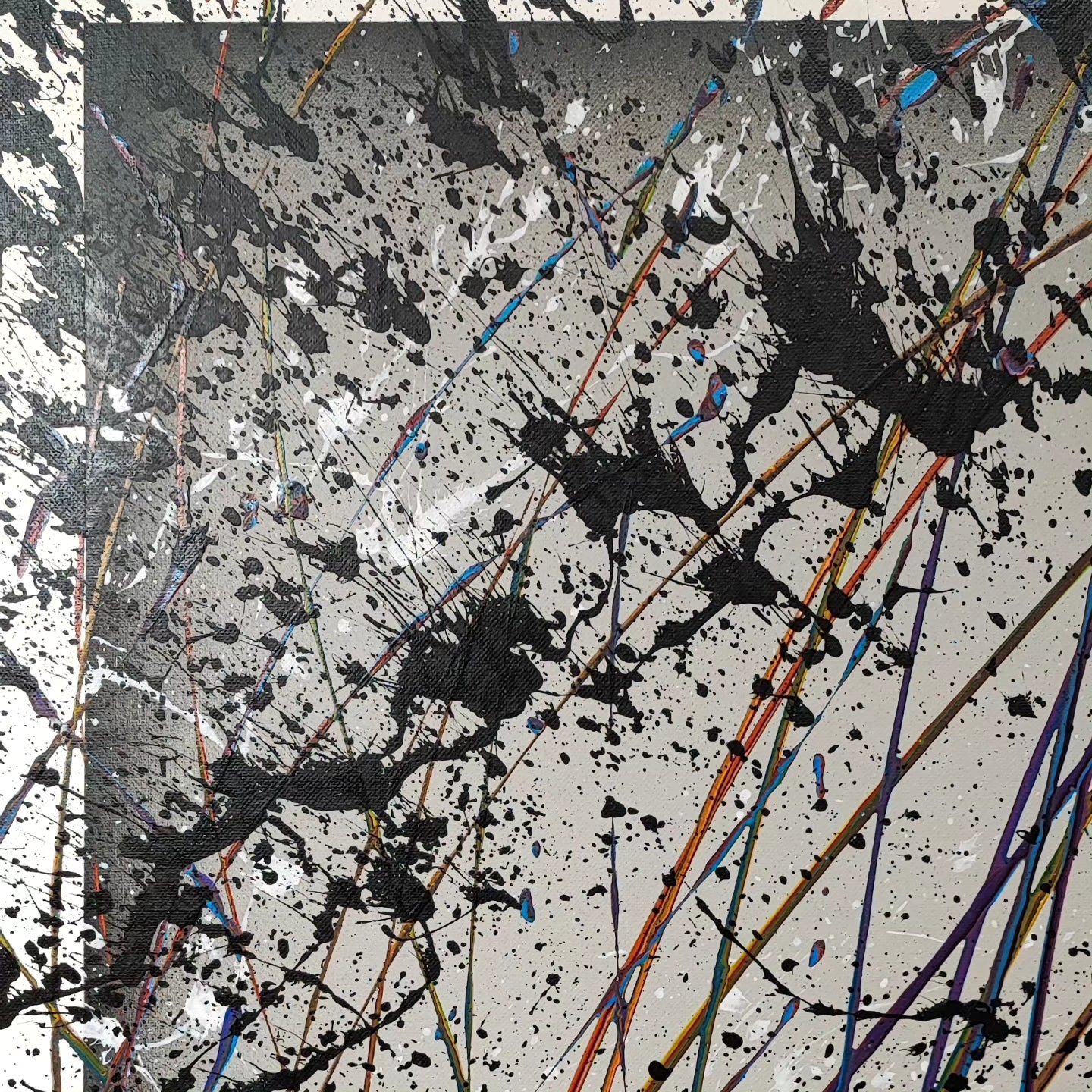 Nous je 2 - 89x116cm - Tableau abstrait moderne coloré