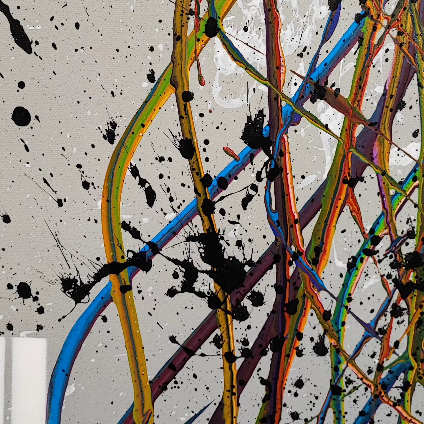 Nous je 2 - 89x116cm - Tableau abstrait moderne coloré