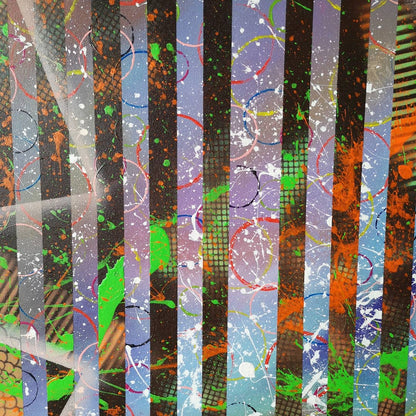 Prisoner's Bubbles - 80x60cm - 2021 - Tableau abstrait coloré
