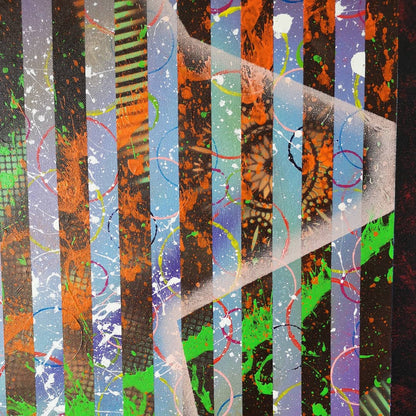 Prisoner's Bubbles - 80x60cm - 2021 - Tableau abstrait coloré