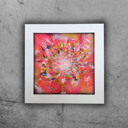 Julia - 60x60 - 2021 - Tableau abstrait moderne coloré