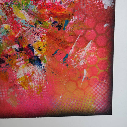 Julia - 60x60 - 2021 - Tableau abstrait moderne coloré