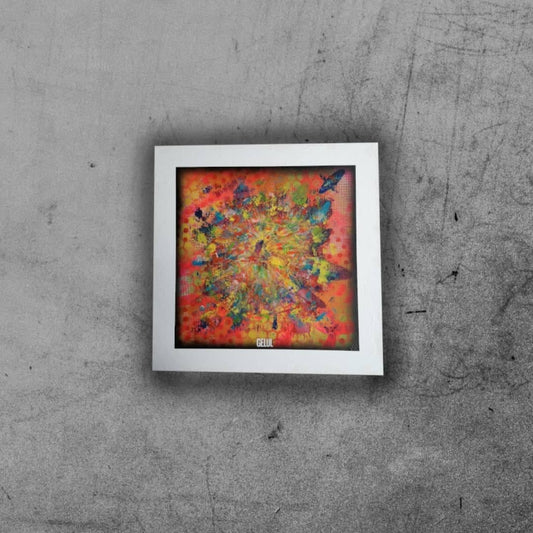 Sun - 40x40cm - 2021 - Tableau abstrait coloré