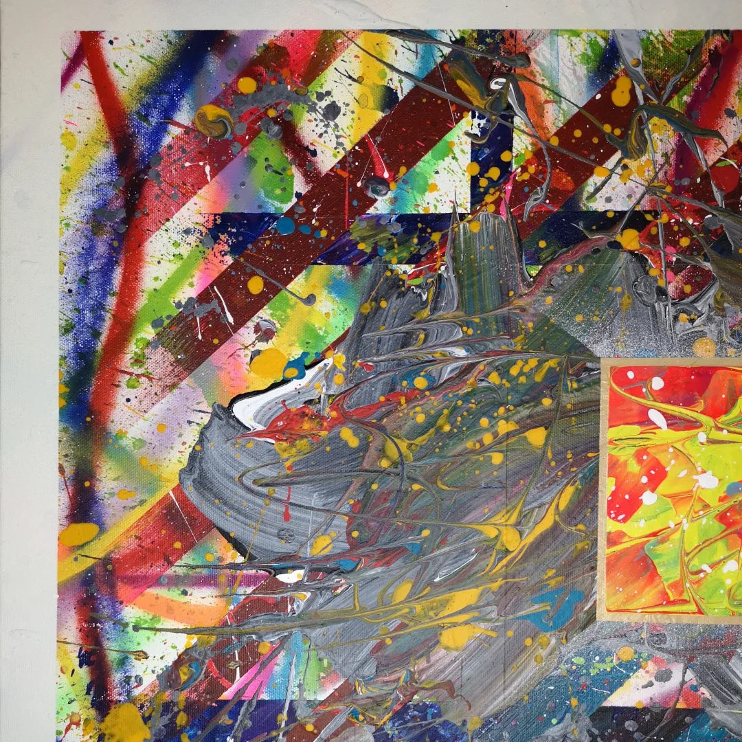 Eldorado - 100x50cm - 2022 - Tableau abstrait coloré