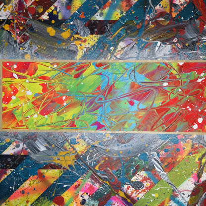 Eldorado - 100x50cm - 2022 - Tableau abstrait coloré