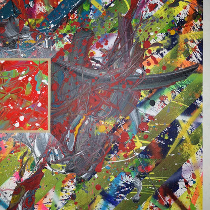 Eldorado - 100x50cm - 2022 - Tableau abstrait coloré