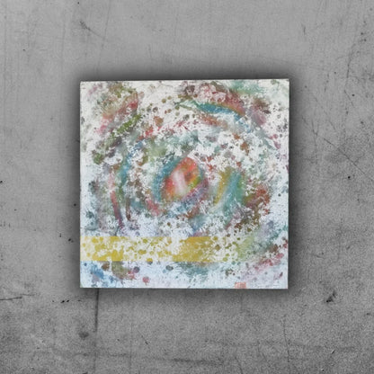 Boréale - 60x60cm - 2022 - Tableau abstrait moderne coloré