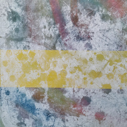 Boréale - 60x60cm - 2022 - Tableau abstrait moderne coloré