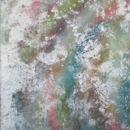 Boréale - 60x60cm - 2022 - Tableau abstrait moderne coloré