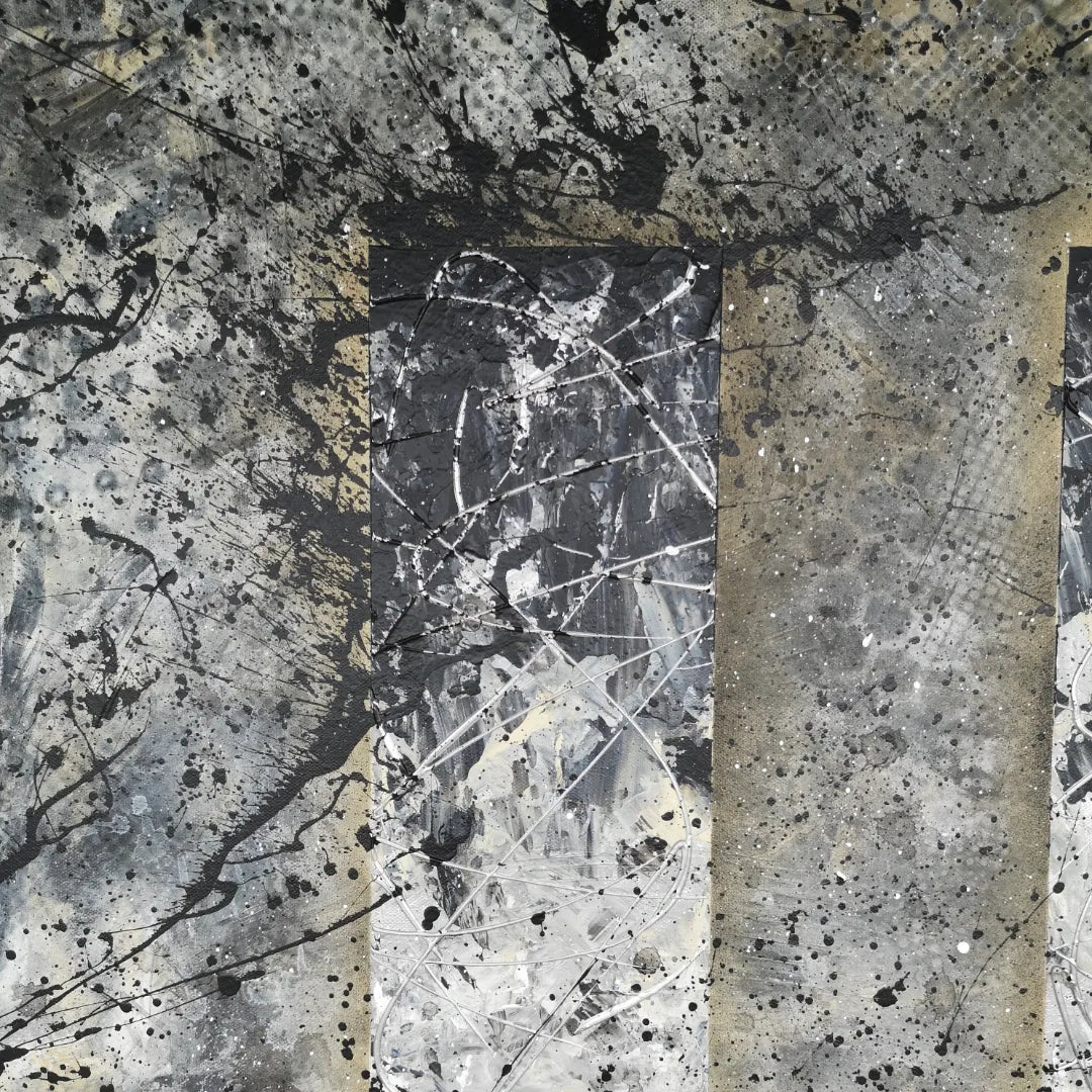 Jungle Urbaine - 100x100cm - 2022 - Tableau Abstrait moderne