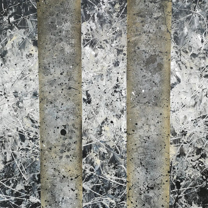 Jungle Urbaine - 100x100cm - 2022 - Tableau Abstrait moderne