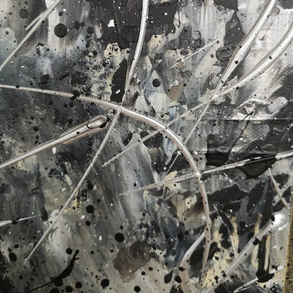 Jungle Urbaine - 100x100cm - 2022 - Tableau Abstrait moderne