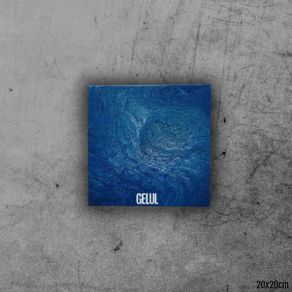 All Blue - 20x20cm - 2022 - Tableau abstrait moderne coloré