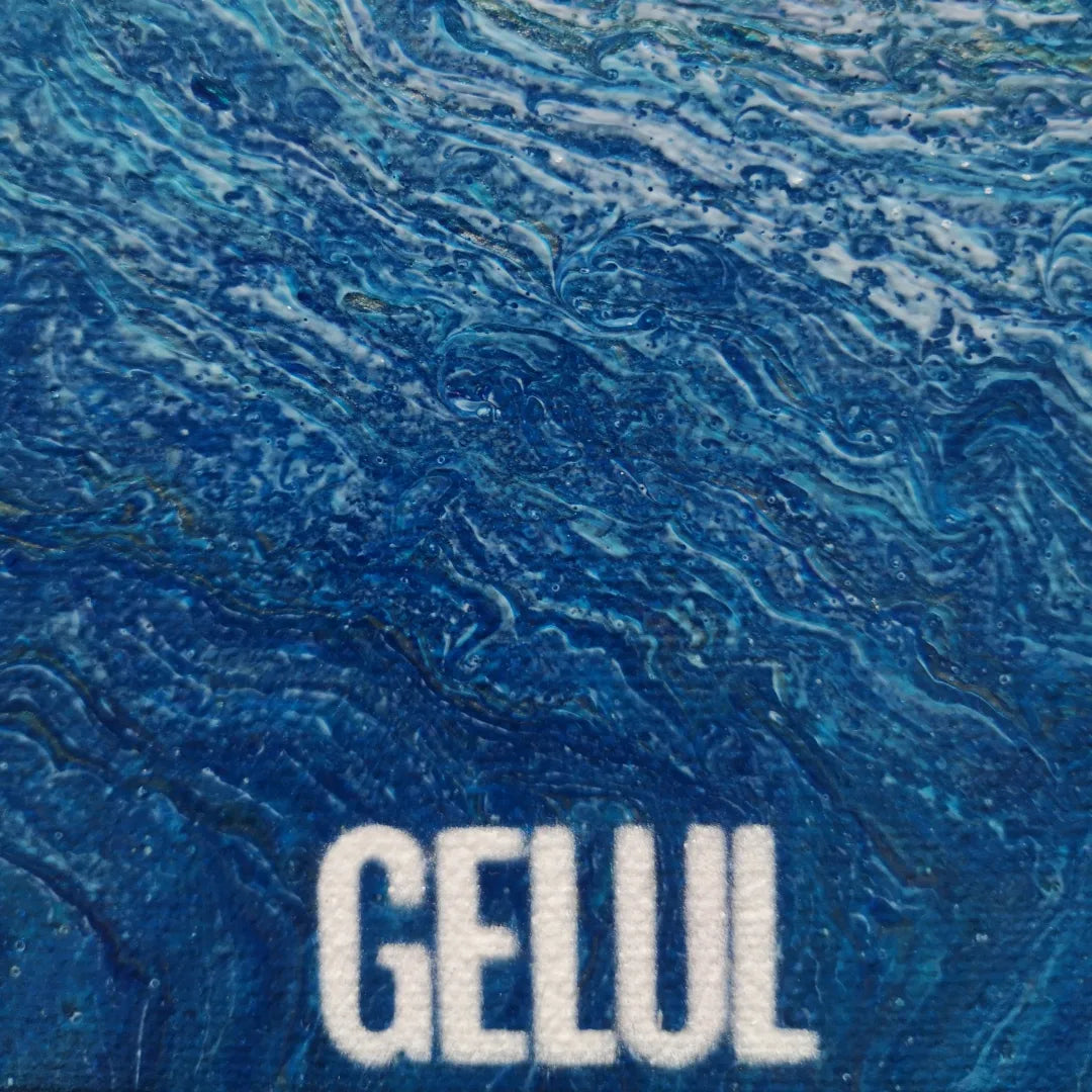 All Blue - 20x20cm - 2022 - Tableau abstrait moderne coloré