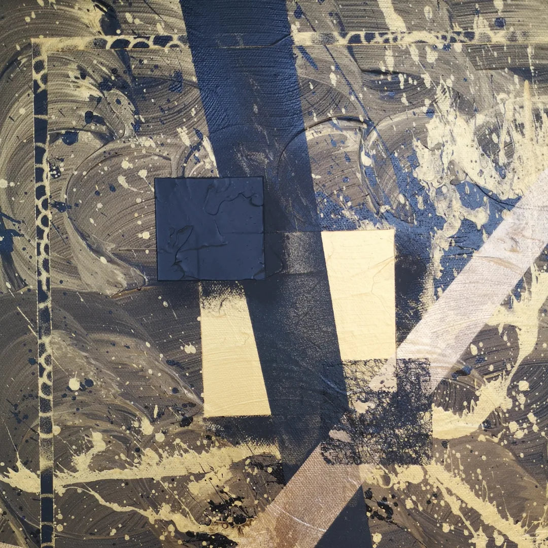 Symphonie - 60x60cm - 2022 - Tableau abstrait moderne géométrique