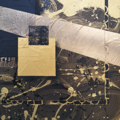 Symphonie - 60x60cm - 2022 - Tableau abstrait moderne géométrique