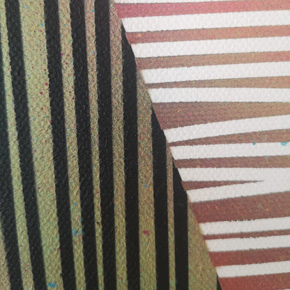 Zèbre - 60x60cm - 2022 - Tableau moderne abstrait coloré géométrique