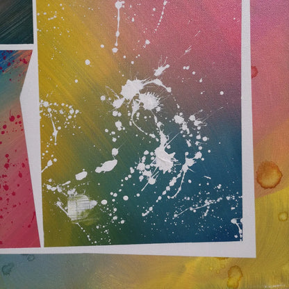 Vivaldi - 60x60cm - 2022 - Tableau abstrait moderne coloré