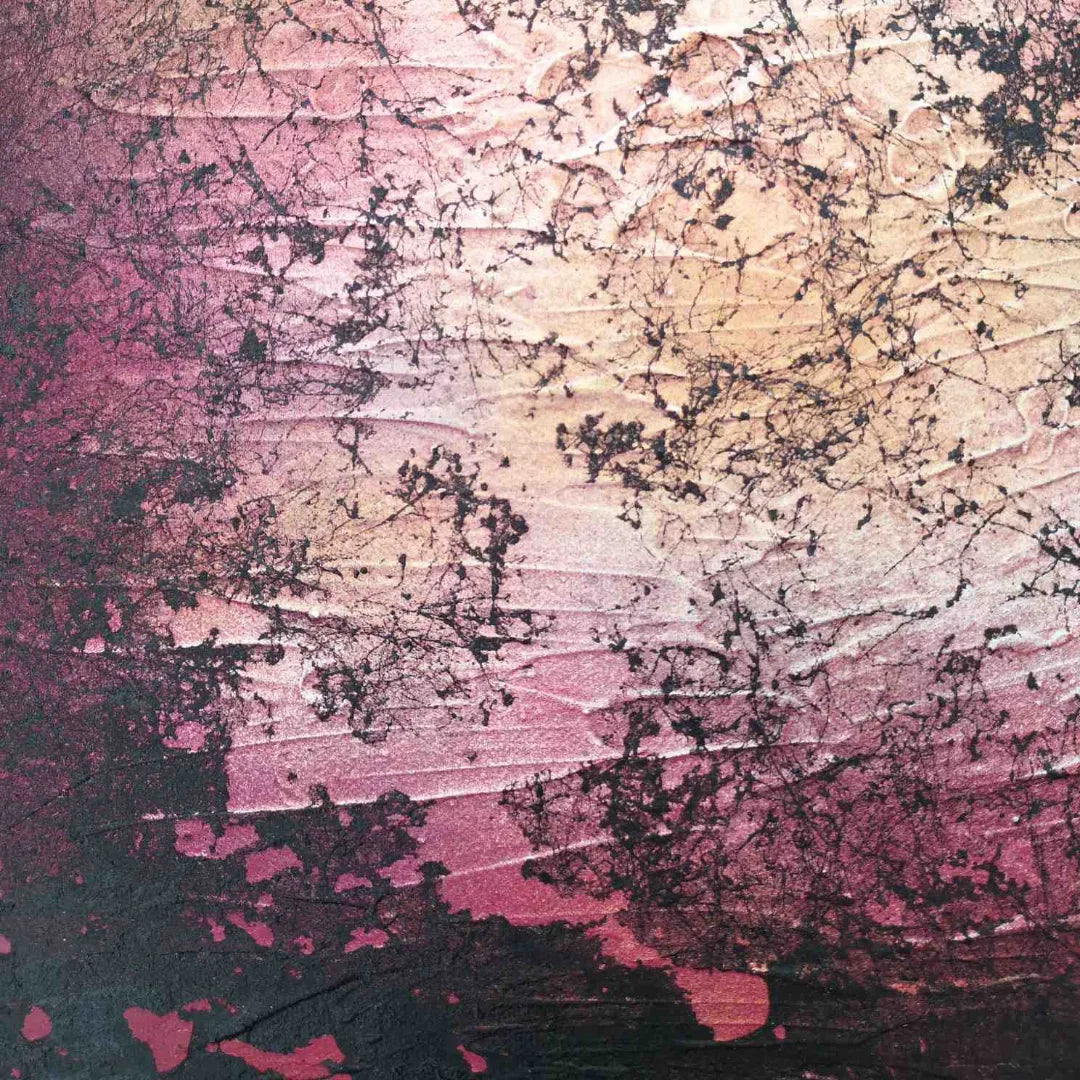 Zoom - 60x60cm - 2022 - Tableau abstrait moderne coloré en relief