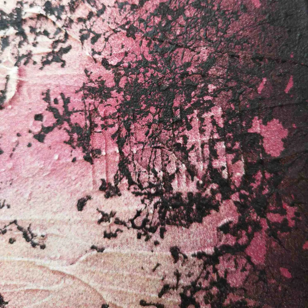 Zoom - 60x60cm - 2022 - Tableau abstrait moderne coloré en relief