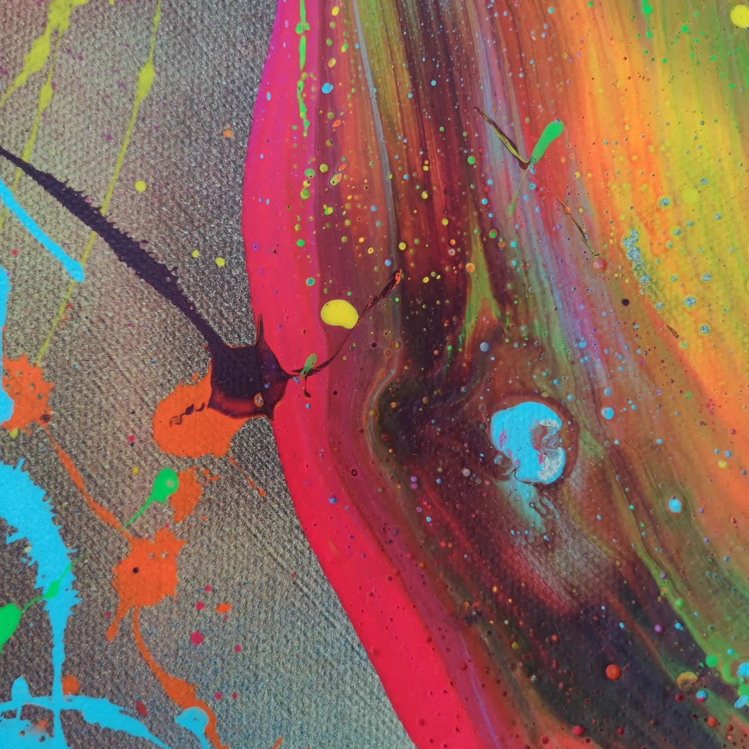 Sirocco - 60x60cm - 2022 - Tableau abstrait moderne coloré