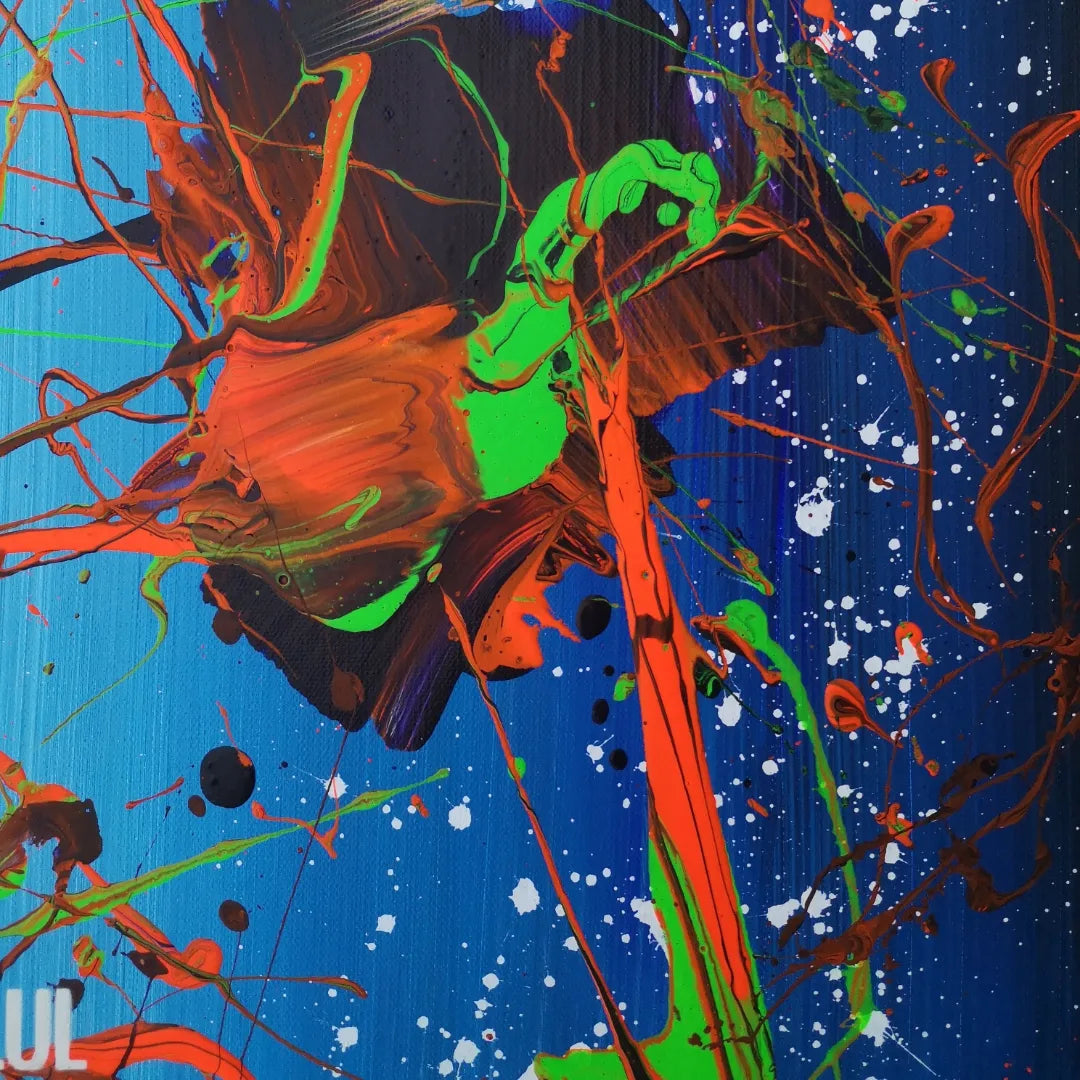 Humboldt - 60x60cm - 2022 - Tableau abstrait moderne coloré
