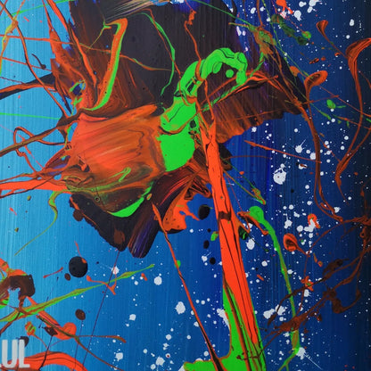 Humboldt - 60x60cm - 2022 - Tableau abstrait moderne coloré