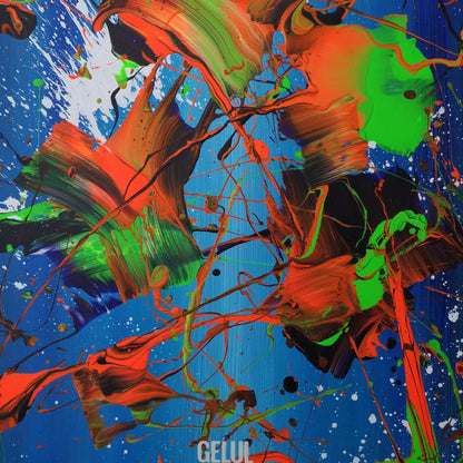 Humboldt - 60x60cm - 2022 - Tableau abstrait moderne coloré