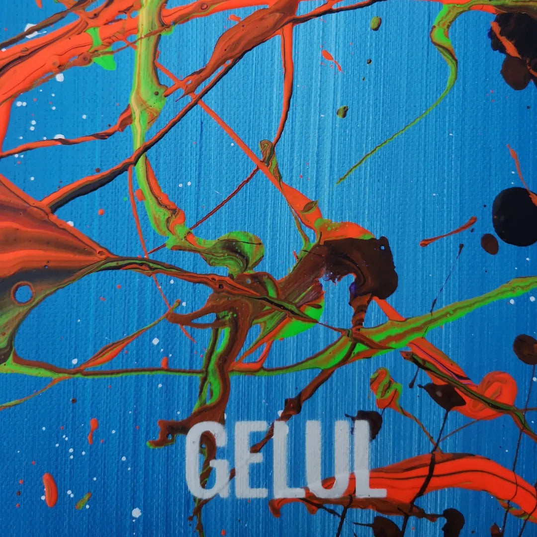 Humboldt - 60x60cm - 2022 - Tableau abstrait moderne coloré
