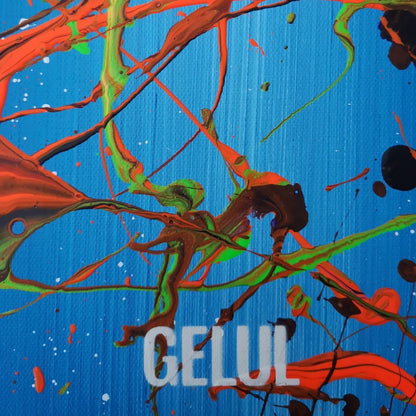 Humboldt - 60x60cm - 2022 - Tableau abstrait moderne coloré