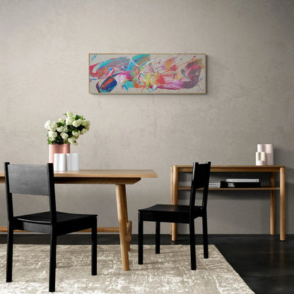 Amazone 120x40cm - 2022 - Tableau abstrait moderne coloré