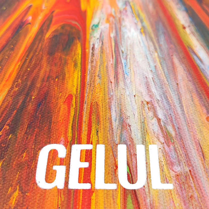 Effusion - 60x60cm - Tableau abstrait moderne coloré