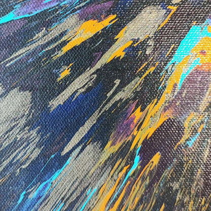 Baby Nova - 60x60cm - Tableau abstrait moderne coloré